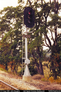 C&O Railway signal: Christian (EB)